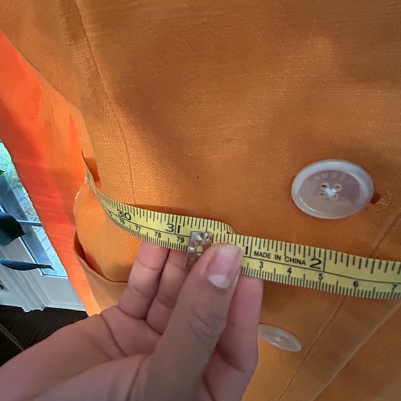 Lauren Ralph Lauren Vibrant Orange Blazer - Picture 11 of 11